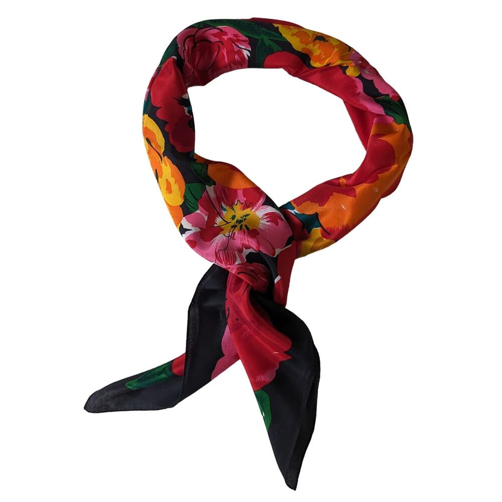Vintage Floral Scarf